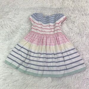 Polo Ralph Lauren cap sleeve Multicolor striped fit & flare Dress